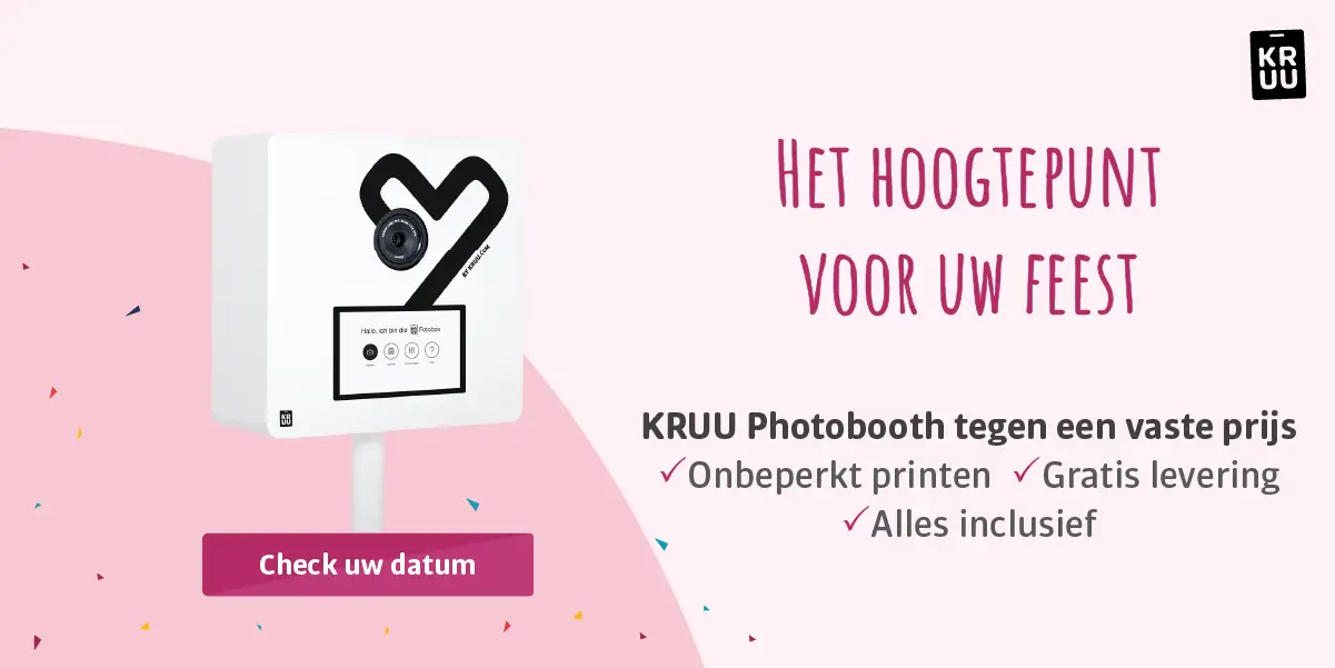 Kruu Photobooth – Onze top keuze voor jullie bruiloft